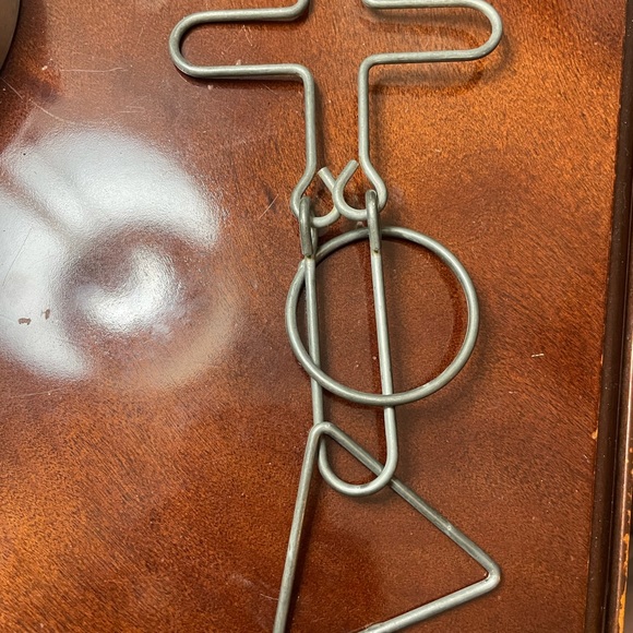 Tucker Jones House CONESTOGA PLAYMATE Tavern Puzzle silver metal simple level - Picture 3 of 7